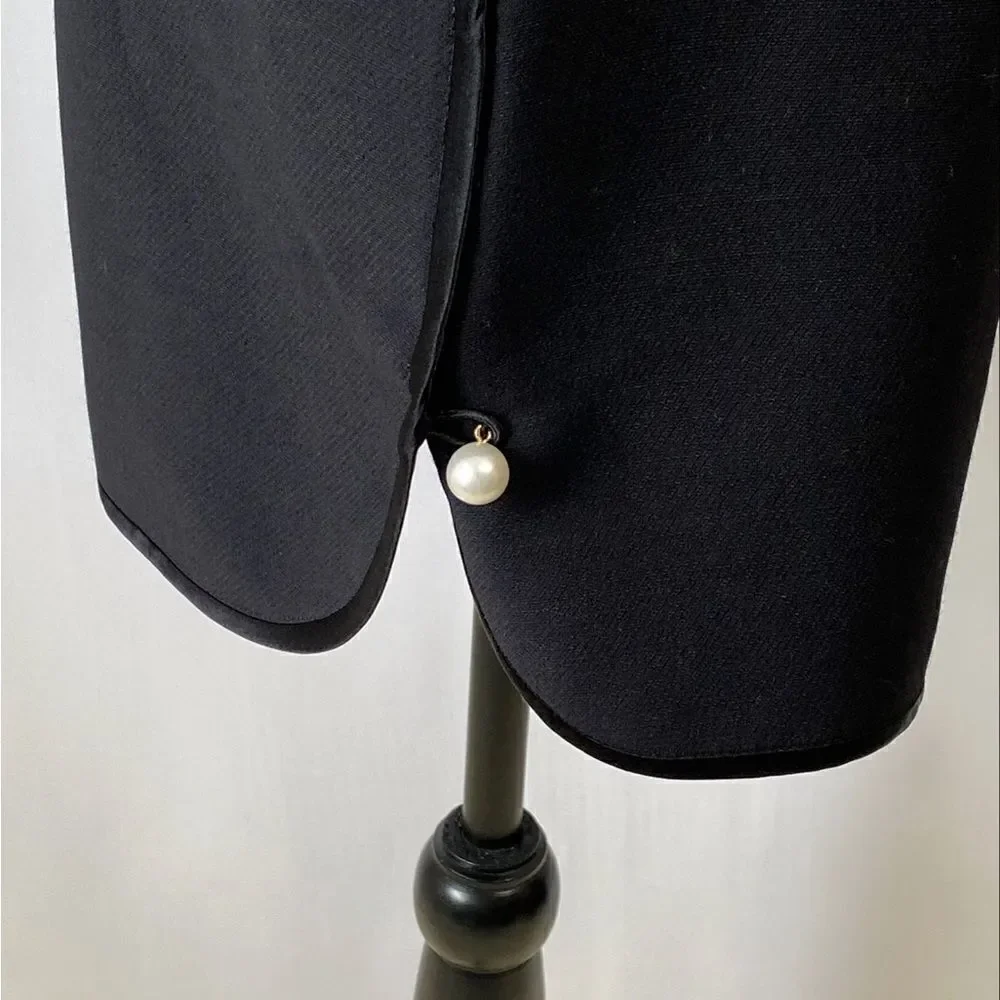 Adam Lippes Wool-Silk Sleeveless Romper size 6